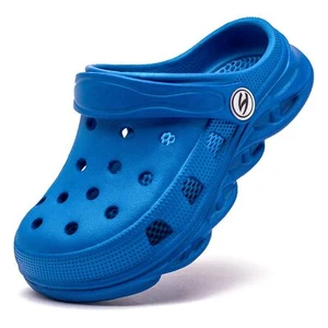 Boys and Girls Classic Graphic Toddler Garden Clogs Slip on Water Shoes Blue-... - Picture 1 of 6