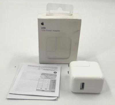 Apple USB AC Adapter 12 Watt MGN03AM/A ✅❤️️✅❤️️ NEW! OPEN BOX! ✅❤️️✅❤️️ - Image 1 of 4