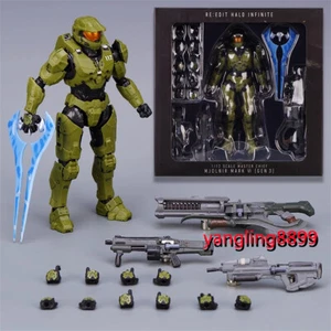 1/12 HALO 5 Master Chief John117 117 Action Figure 7'' MK6 Armor Toy Gift Boxed - Picture 1 of 24