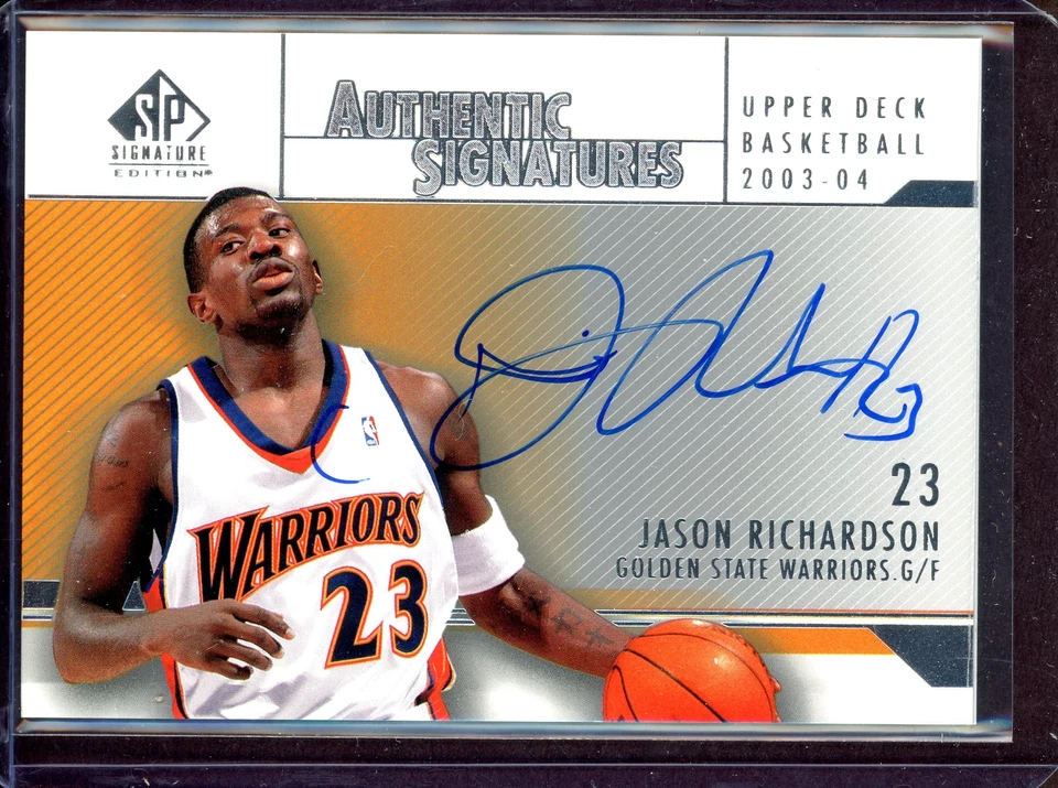 Assinaturas autênticas SP JASON RICHARDSON ~ 2002-03 AUTOMÁTICO #JR - Imagem 1 de 1