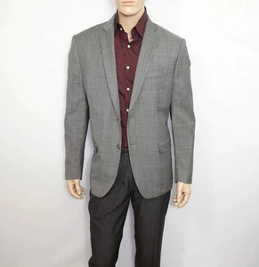 NEW John Varvatos Star USA Blazer in Gray Size 48R(XLL) 100% Wool Made in CANADA - Picture 1 of 13