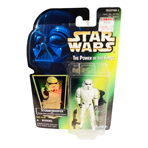 Hasbro Star Wars Power Of The Force 3.75" Stormtrooper Action Figure 1997 NIB Cover