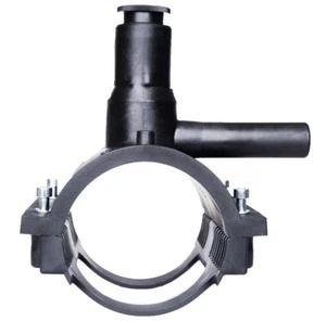 Friatec ELECTROFUSION TAPPING SADDLE, SDR11 PE Black- 180x63, 200x32 Or 200x50mm - Picture 1 of 4