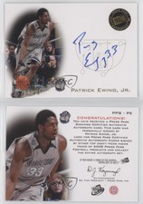 2008 Press Pass Signings Gold /99 Patrick Ewing Jr #PPS-PE Rookie Auto RC