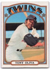 1972 Topps #400 Tony Oliva Excellent Minnesota Twins