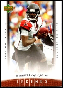 UD Upper Deck Legends #90 2006 Michael Vick - ¡Envío gratuito! - Imagen 1 de 2