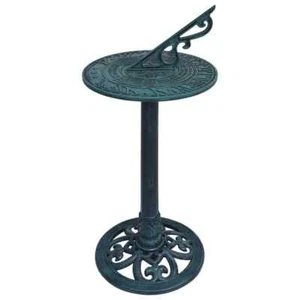 Sonnenuhr bronze 35,5 x 82 cm Kunststoff Garten Dekoration - Bild 1 von 6