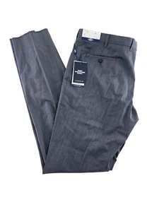 Hart Schaffner Marx New York Wool Blend Dress Pants 40R Unhemmed Blue $155 NWT - Picture 1 of 9