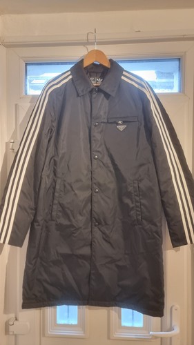 Prada x Adidas Re Nylon Cappotto Auto Nero SiZE 52 XL