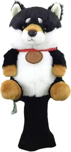 Golfschläger japanischer Hund Shiba-inu schwarz Farbe Mama Shiba Kopfabdeckung für Fahrer - Bild 1 von 4
