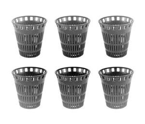 ** NEW DANCO 10739 - Shower Drain Hair Catcher Replacement Baskets x6 - Black ** - Picture 1 of 1