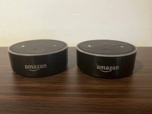 Lof Of 2 Amazon Echo Dot 2nd Generation Smart Speaker (RS03QR) - Picture 1 of 4
