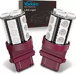 3157 LED Light Bulbs Red Bright, 3056 3156 3156A 3057 4057 3157 4157 T25 LED Bul - Picture 1 of 7