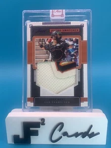 2022 Panini Three And Two Joey Bart Jumbo Swatches 4 Color Patch # 1/2 SF Giants - Picture 1 of 8