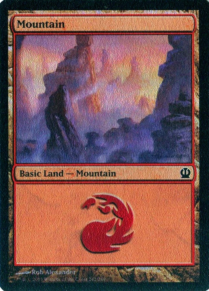 MTG - Theros - Mountain #242 - Foil - Various conditions - Image 1 of 1