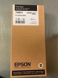 Epson T48U1 Photo Black Ink cartridge 350ml for Epson SC-P8500/8560D - Picture 1 of 2