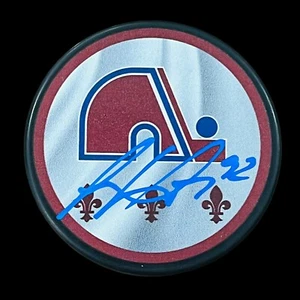 GABRIEL LANDESKOG COLORADO AVALANCHE SIGNED PUCK REVERSE RETRO FANATICS COA - Picture 1 of 2