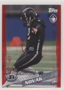 2019 Topps Alliance of American Football Red /99 Nick Novak #164