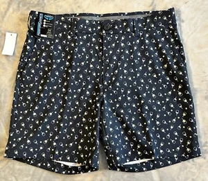 Pickleball Print Shorts Mens Performance Activewear Black Sz 34 R&Y Brand Comfy - Picture 1 of 6