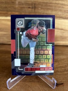 ZAC GALLEN 2022 DONRUSS OPTIC PURPLE PANDORA PRIZM /99 #104 DIAMONDBACKS
