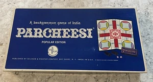 Vintage 1964 Parcheesi Popular Edition Board Game SelRight Games  - Picture 1 of 3