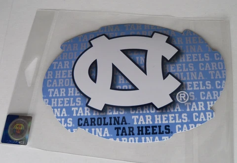 NCAA 1 Pair North Carolina Tar Heels Magnets 6 7/16" Wide x 4 3/8" High Cover