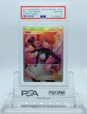 POKEMON ULTRA PRISM MARS #154 FULL ART HOLO FOIL CARD PSA 10 GEM MINT #41399910 - Image 1 of 4
