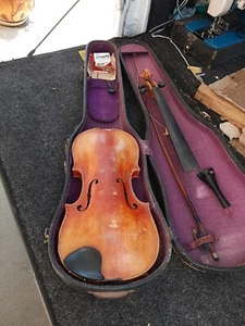 Vintage Violin Josef Koltz In Mittenwald An Deriser Anno 17 Needs Repair Sold As - Picture 1 of 24