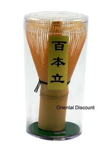 Japanese Bamboo Whisk 100 Prongs Matcha Tea Ceremony Chasen Brush Made in Japan - Picture 1 of 2