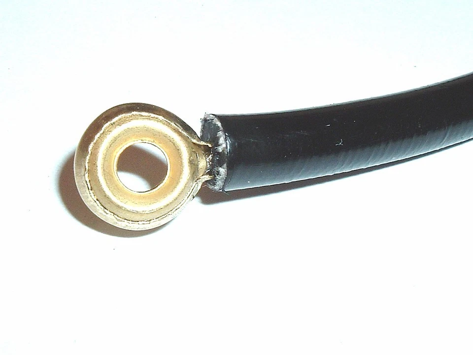 ANTIQUE OLD GAS ENGINE SPARK IGNITION WIRE BRIGGS WM WMB WI N U I BLACK