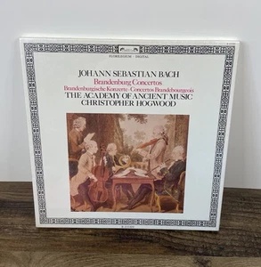 BACH:BRANDENBURG Concertos 1-6 (Christopher Hogwood ) 2 LP Vinyl Set SEALED - Picture 1 of 3