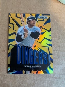 Reggie Jackson 2025 Panini Prizm MLB Blue Prizm /99 DINGERS #24 Yankees!!! - Bild 1 von 2