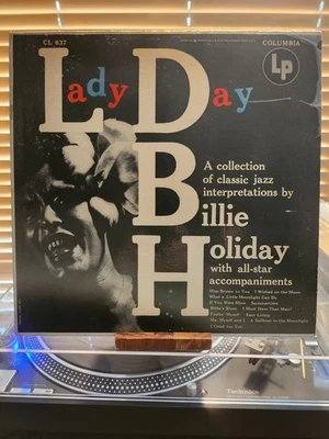 Billie Holiday, Lady Day, 1958 Columbia 6eye Mono, CL-637, VG -VG+ - Image 1 of 4