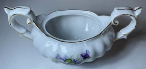 Vintage 1950er Rossetti Frühlingsveilchen Zuckerdose (ohne Deckel) - Hergestellt in Japan EUC - Bild 1 von 3