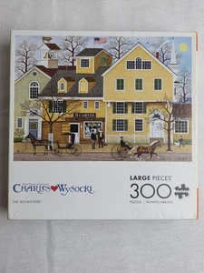 Charles Wysocki 300 Pc Puzzle Buffalo Games Jigsaw The Bookstore Complete - Picture 1 of 4