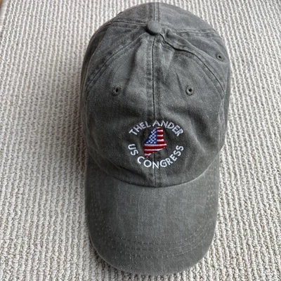 Gorra Ed Thelander Congreso de Estados Unidos Gorra Maine Política Algodón Ajustable Béisbol Foto 1 de 4
