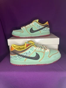 Nike SB Dunk Low Pro 'Rodeo' Tourmaline/Baroque Brown/Monarch UK 9.5 - Picture 1 of 5