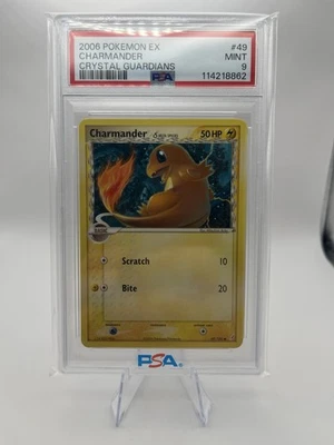 Charmander #49/100 2006 Pokemon Ex Crystal Guardians PSA 9 MINT - Image 1 of 2