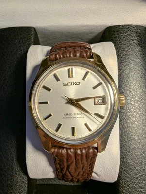 Seiko King Diashock 25 Jewels 1966 Gold-Plated - Image 1 of 4