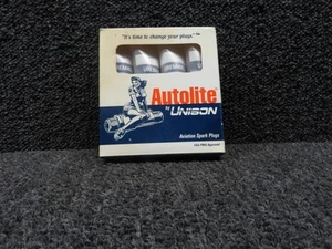 UREM37BY Auto Lite Aviation Spark Plugs Set of 4 (New Old Stock) - Picture 1 of 7