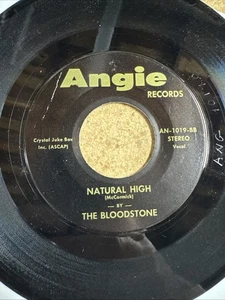 The Bloodstone NATURAL HIGH / MOMENTS LOOK AT ME 45 7" EX - Imagen 1 de 2
