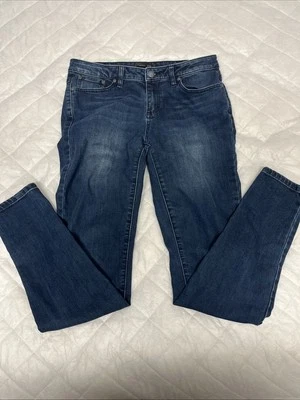 Pantalones de mezclilla para mujer Prana azul 8/29 elásticos entrepierna alta Foto 1 de 4