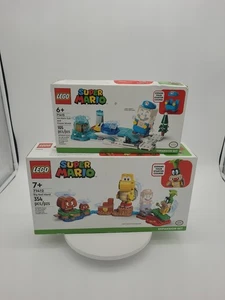 Lego Super Mario: Big Bad Island 71412 & 71415 Ice Suit Frozen Lot Of 2 Expansio - Picture 1 of 7