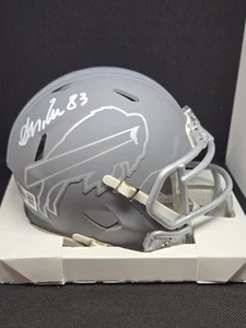 Andre Reed Autographed Slate Mini Helmet- Buffalo Bills- BAS - Picture 1 of 4
