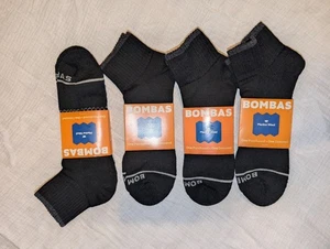 Calcetines Bombas Merino Mezcla Lana Cuarto Negro XL ~NUEVOS CON ETIQUETA ~ Hombres 4 Pares  - Imagen 1 de 4