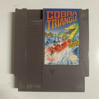 Cobra Triangle Cart Only Nintendo NES Original Tested - Image 1 of 4
