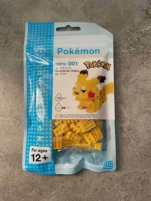 Pokémon: Pikachu Nanoblock Building Kit - NEW (130 pcs) NDPM-001 - Image 1 of 2