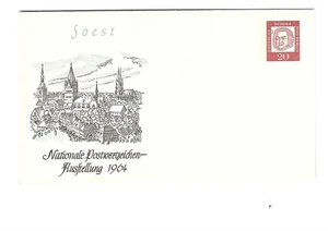 Berlin  Privatganzsache  Umschlag   20 Pfg. Bach Soest Ausstellung 1964  ** - Picture 1 of 1