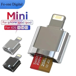 Konwerter czytnika kart Micro TF do iPhone 13 12 Lightning do systemu iOS 13 - Zdjęcie 1 z 13