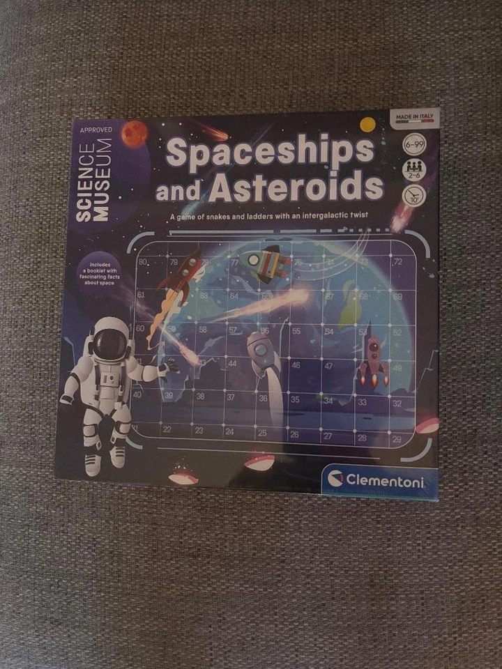 Science Museum Spaceships And Asteroids Snakes And Ladders Game - Image 1 of 1